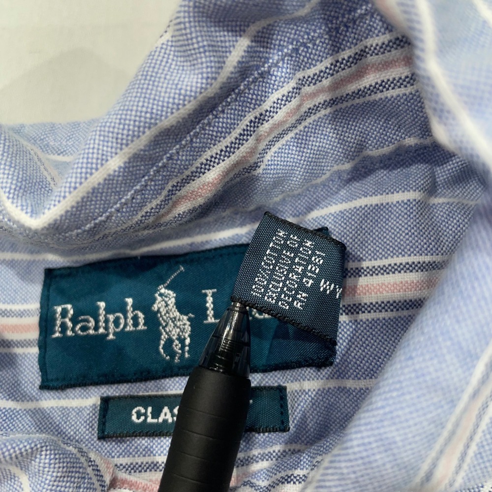 Polo Ralph Lauren Mens Classic Fit Shirt Bundle Peach, Blue Long Sleeve Medium - Picture 12 of 15